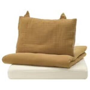 GULDVÄVARE Organic Cotton Muslin Crib Set, the Complete Cozy Nest